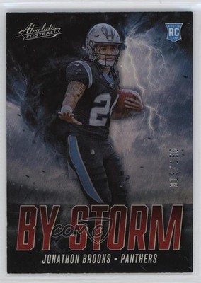 2024 Panini Absolute By Storm Red Spectrum 19/150 Jonathon Brooks Rookie RC 3hd