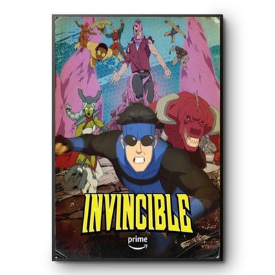 Invincible Season 4 Prime Video Exclusive Poster Mark Grayson Amazon Anime