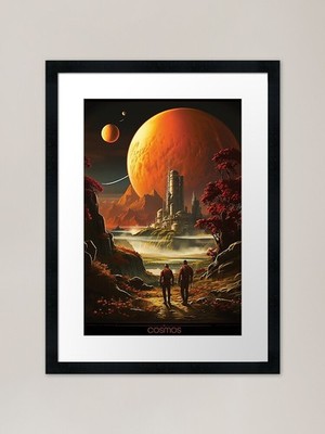 Mars Frontier Gerahmter Kunstdruck Gerahmtes Wandbild Poster Leinwanddruck Bild