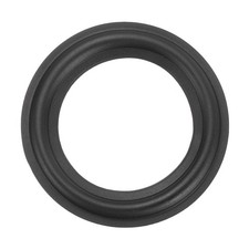 3 Inch Rubber Speaker Edge Surround Rings 74.5x48.5mm IDxOD , Black