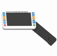 5'' Screen 2-32X Electronic Reading Aid Magnifier Digital Far Near Voice Prompt