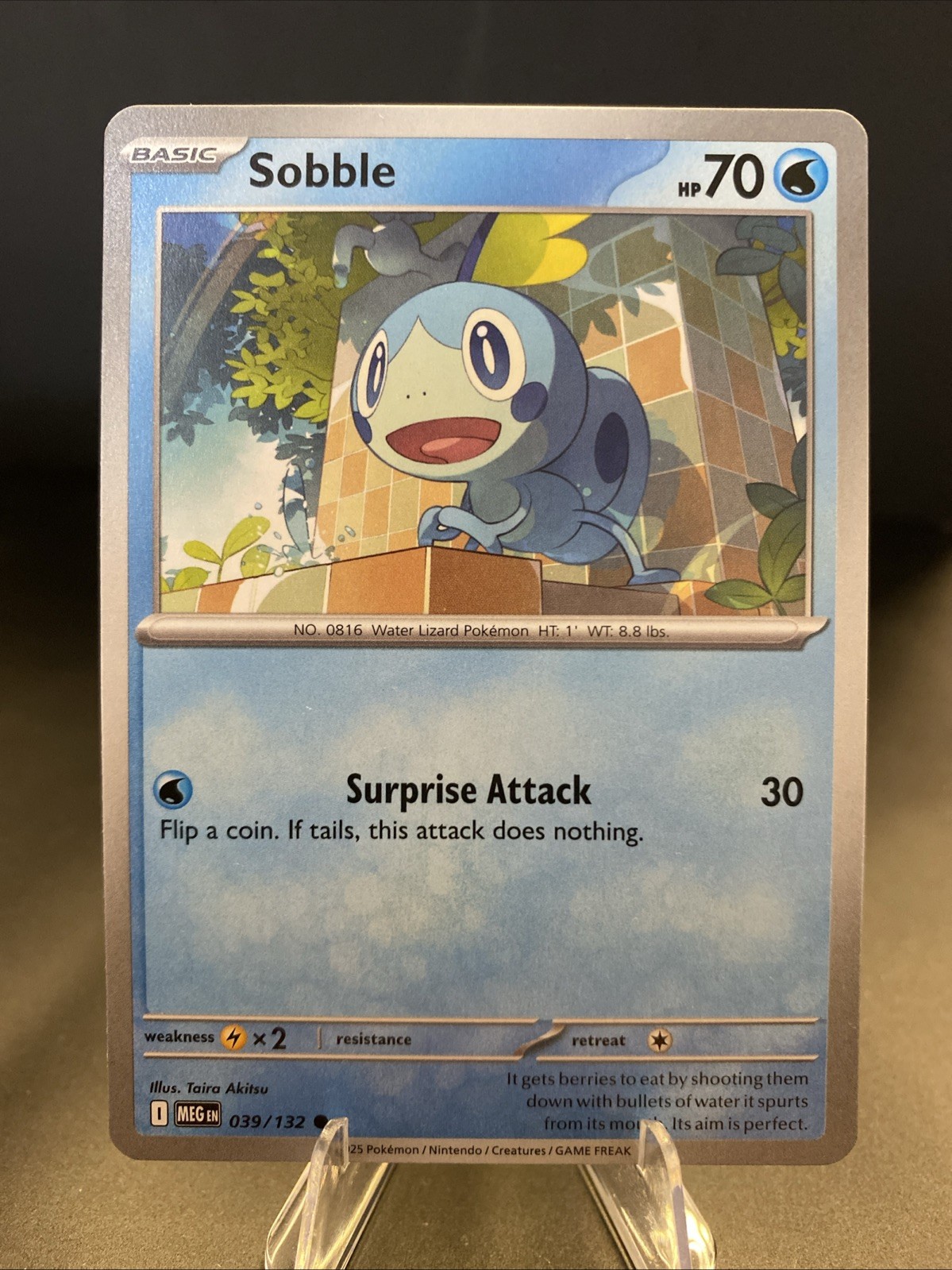 Sobble 39/132 Common | Mega Evolution | Pokemon Card