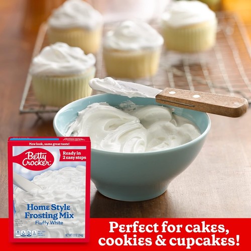 Mezcla de glaseado blanco esponjoso HomeStyle, 7,2 oz. (Pack de 12) - Imagen 3 de 3
