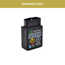 Scanner Diagnostico Auto OBD2 ELM327 Bluetooth V1.5 per Android e iOS