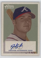 2006 Bowman Heritage Signs of Greatness Jarrod Saltalamacchia #SG-JS Auto 05k6