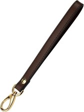 Allzedream Wristlet Strap Genuine Leather Replacement Clutch Purse Dark Brown