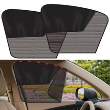 Car Window Shades, 2Pack Magnetic Front Car Window Cover, Half Blackout  Hal...