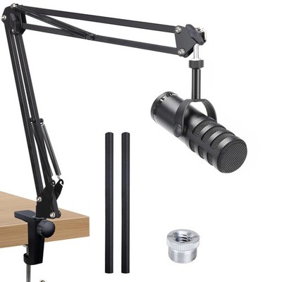 Samson Q9U Mic Boom Arm - Compatible with Samson Mic, Includes 3/8'' to 5/8'' S...