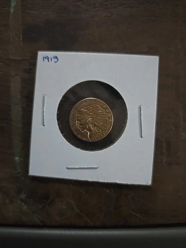 1913 $2.50 Indian Head Gold Quarter Eagle - U.S. Gold Coin