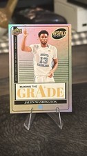 2025 Upper Deck World of Sports - Making the Grade Jalen Washington #MTG-JW (RC)