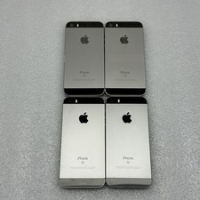 Lot of 4 - Apple iPhone SE 1st Gen - 32GB - A1662 - Gray - READ - PARTS ONLY