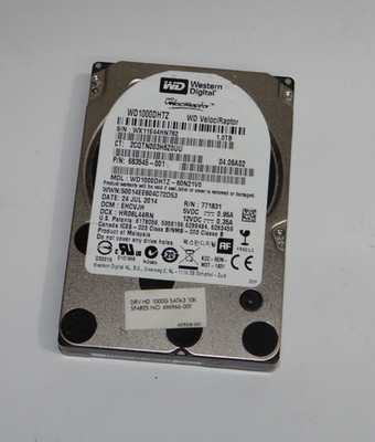 Western Digital VelociRaptor 1TB,Internal,10000 RPM,3.5 inch WD1000DHTZ TESTED