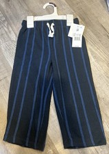 Grayson Mini Toddler UNISEX Long Pants - blue Stripes - Size 2T