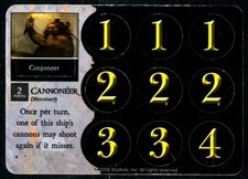 *Pirates Of the Mysterious Islands, MERCENRY CREW, CANNONEER, #128