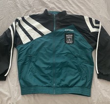 Adidas Liverpool FC 95 Full Zip Track Jacket Carlsberg Logo Green/Black Men's M