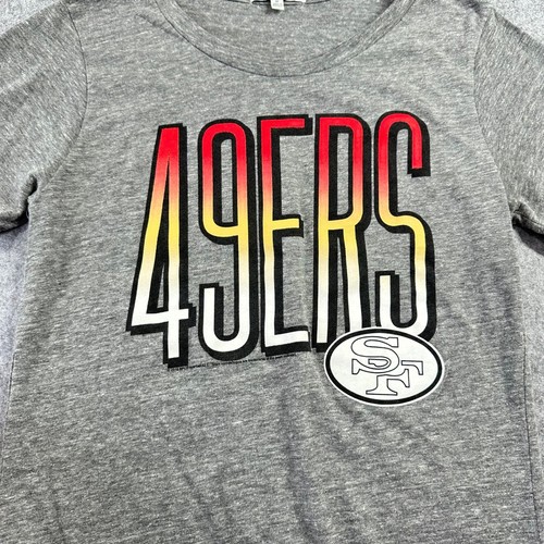 Junk Food Women's Medium San Francisco 49ers Graphic T-Shirt Gray NFL Tee Casual - Bild 5 von 7