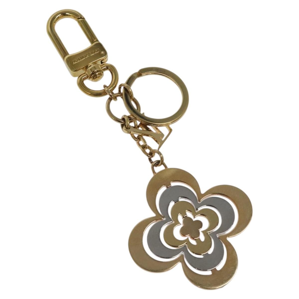 Louis Vuitton ゴールド チャーム LOUIS VUITTON Monogram Flower Charm metal Gold M64267 LV