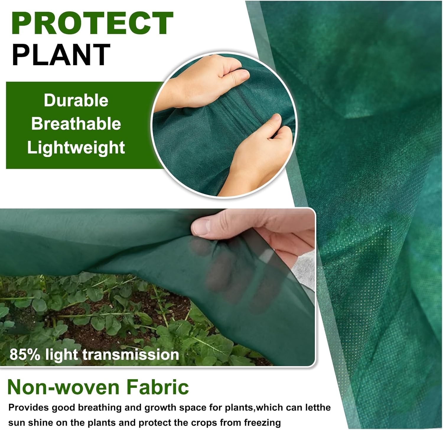 Plant Covers Freeze Protection 10 x 30 FT 1.2oz/yd² Frost Cloth Blankets for Ou