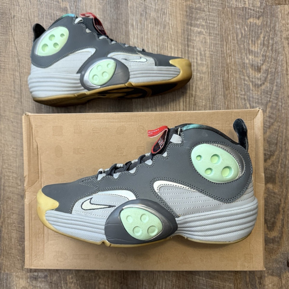 Nike Air Flight 1 One NRG Galaxy Grey Mint Size 9 Sneakers w/ Box