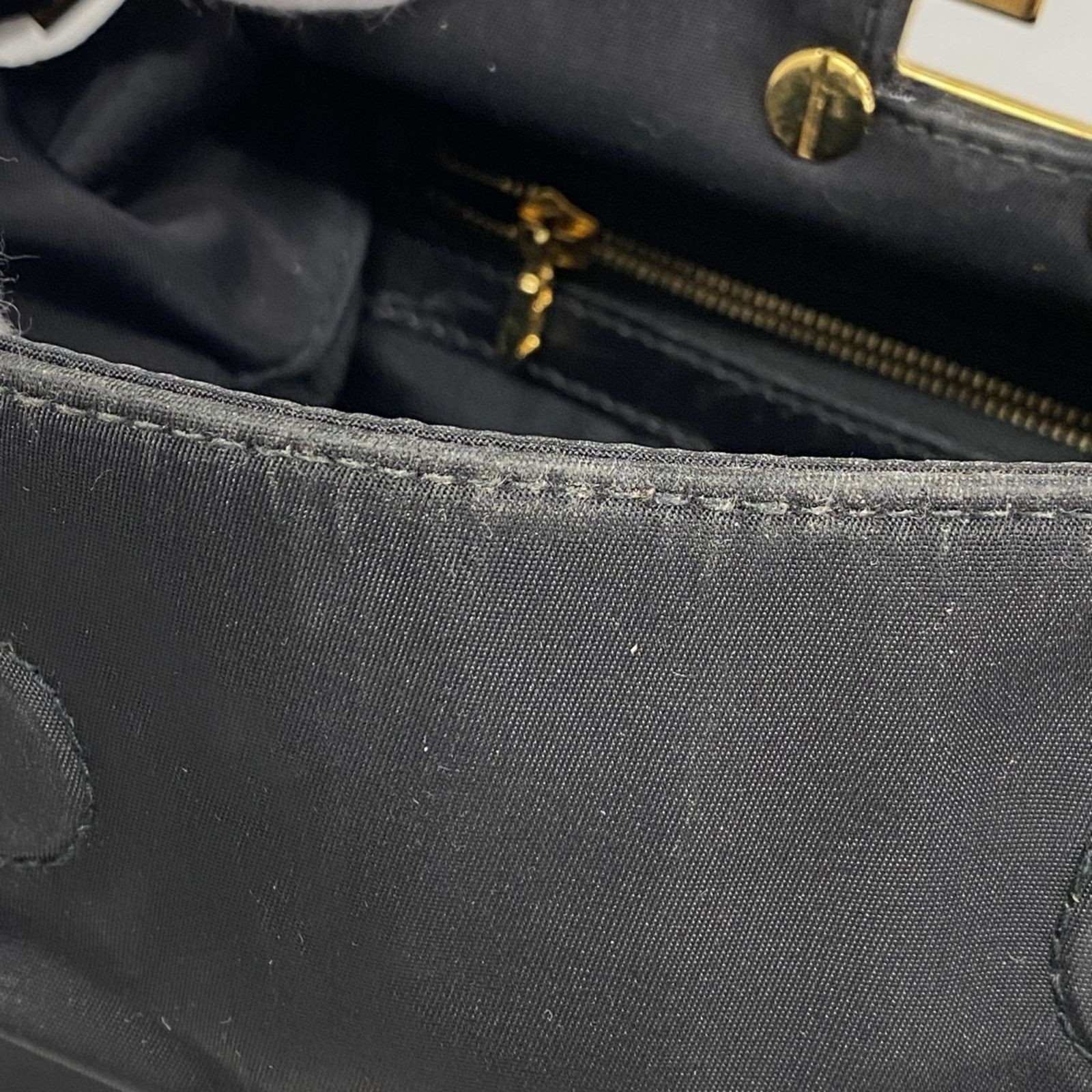 FENDI Handbag Nylon Black Women's From Japan thumbnail 8