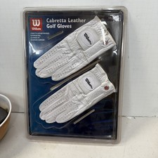Wilson Cabretta Leather Golf Gloves Medium W175/ASST