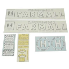 McCormick-Deering Farmall Decal Set H Vinyl fits International H