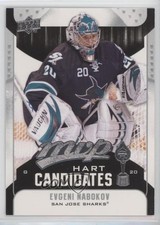2009-10 Upper Deck MVP Hart Candidates Evgeni Nabokov #HC16 0ht6