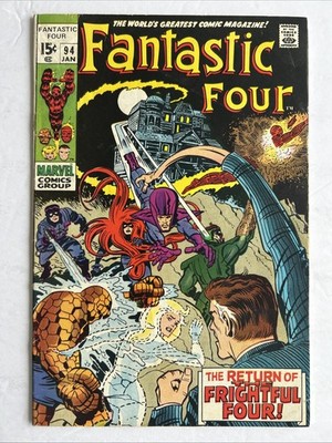 Fantastic Four #94 (Marvel Comics January 1970) First App Agatha Harkness