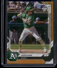 2026 Topps Now Opening Day Athletics Jacob Wilson #OD-128 Orange Foil A's