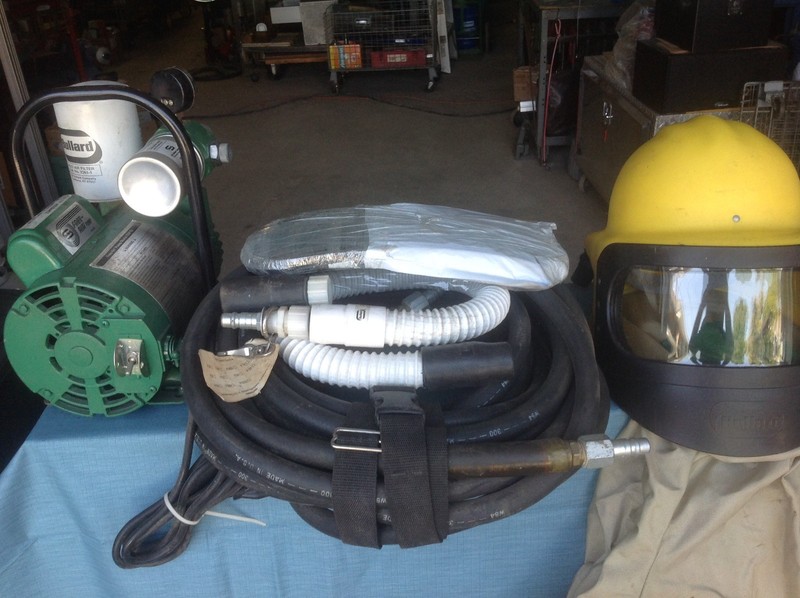 bullard fresh air system,110 or 220v w/ extra sight shields