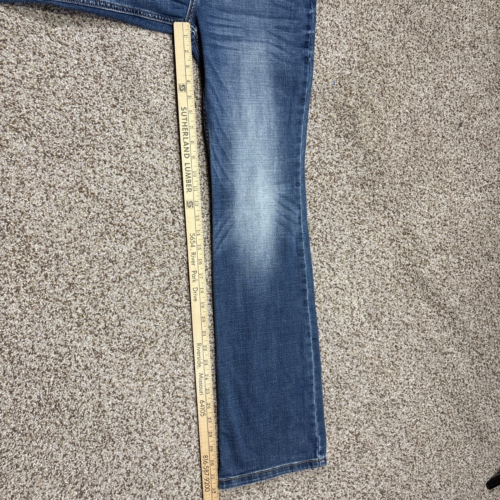 Women's Wranglers Boot Cut Size 5x34 Denim Jeans Fits 28 X 32 - View 9