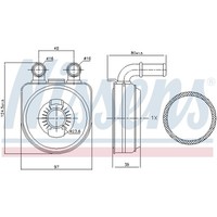 Nissens ÖLküHler Passend FüR Peugeot 206 CC 2D 2.0 S16 307 3B 3H CitroëN
