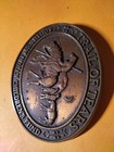 Vintage 70s Brass Belt Buckle TRAIL of TEARS  Southwest Indian Childrens Fund — photo 2