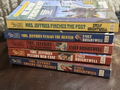 LOT of 5 Books Emily Brightwell Mrs Jeffries Victorian Mystery Paperback