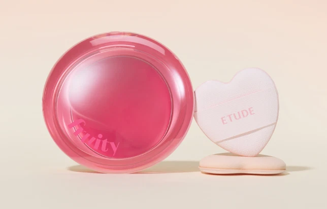 Etude Fruity Lip & Cheek Blur Balm + Mini Tint + Mini Cushion Set K-Beauty Gift - Image 2 of 2