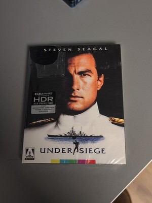NEW  *UNDER SIEGE* SEAGAL  LE W/SLIPCOVER  ARROW 4K ULTRA HD BLU-RAY 