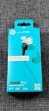 JLab JBuds Pro Signature Earbuds - Teal Blue Wired Headphones w/ Mic + Remote