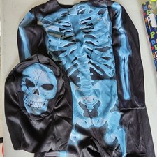 Halloween Hyde  EEK Boutique Kids' X-Ray Skeleton Costume Jumpsuit Med 8-10