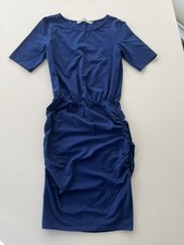 Michael Stars Ruched Tshirt Dress Women XS Blue Short Sleeve NWOT Anthropologie