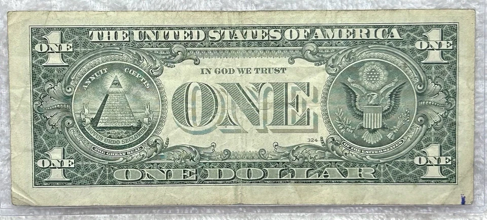 11777777 - Fancy Sevens Serial 2009 $1 Bill Federal Reserve Note - Image 3 of 3