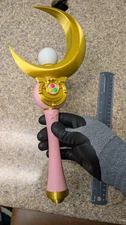 Large Sailor Moon Wand, Moon Stick, Healing Wand Replica