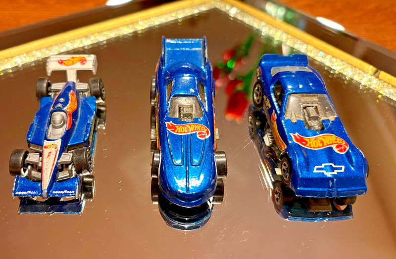 Hot Wheels Car Lot  3 Hot Wheels branded Race Cars! Indy and Funny Car Dragsters