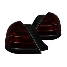 Tail Lights Smoked Lens Chrome Ford Crown Victoria 1998-2011 FO2800176 FO2801160