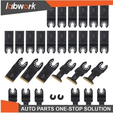 Labwork 28PCS Universal Titanium Oscillating Saw Blades Multitool Blades