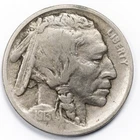 1913-D Buffalo Nickel Type 1 Denver Mint Very Fine (VF) Details