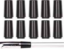 10pcs Custom Black Tip Size .355 Golf Ferrules for Taper Tip Iron Wedge New