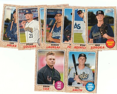 2017 Topps Heritage Minors #182 Grant Holmes - Midland RockHounds