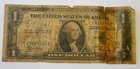 New Listing1935 A Rare Orig. Short Shorter Note $1 Silver Certificate Covered in Signatures
