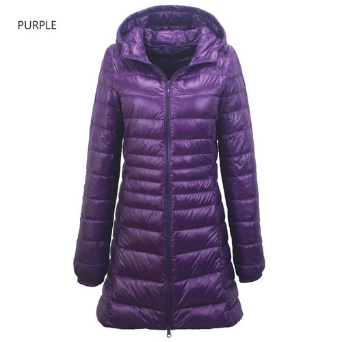 Womens Long Quilted Puffer Coat Puffa 