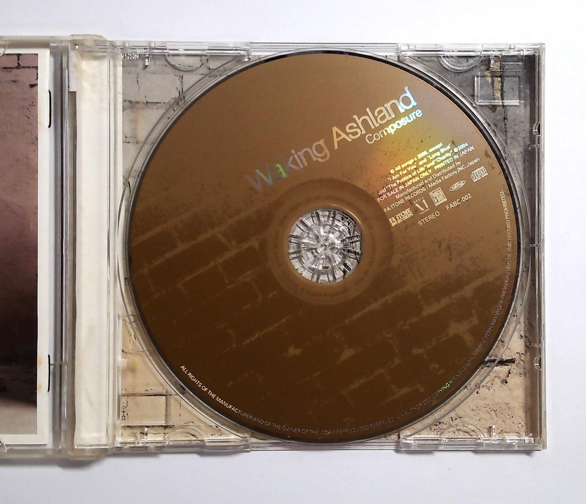 Waking Ashland – Composure FABC-002 JAPAN CD Stereo 4935228040247